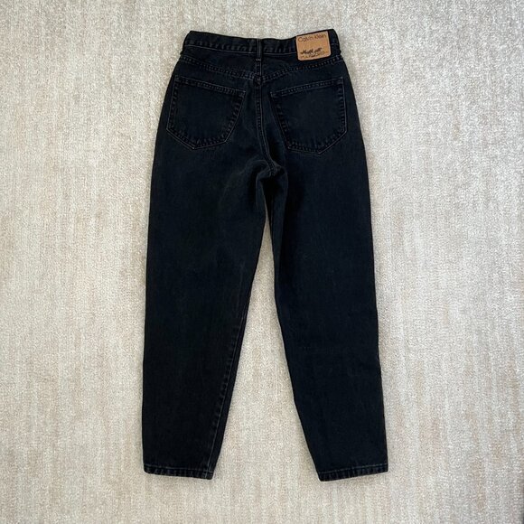 Calvin Klein Sport High Rise Petite Mom Jeans - Picture 4 of 11